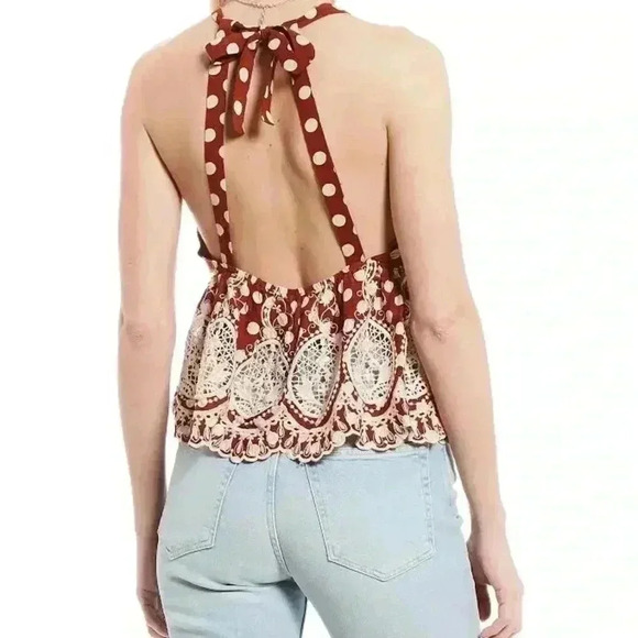 Free People Womens Tops Free People Lunch Date Halter Top Size XS - Picture 2 of 4